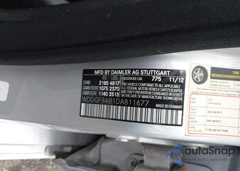 2013 Mercedes-Benz C 300 Sport 4Matic from USA, damaged, VIN WDDGF8AB1DA811677